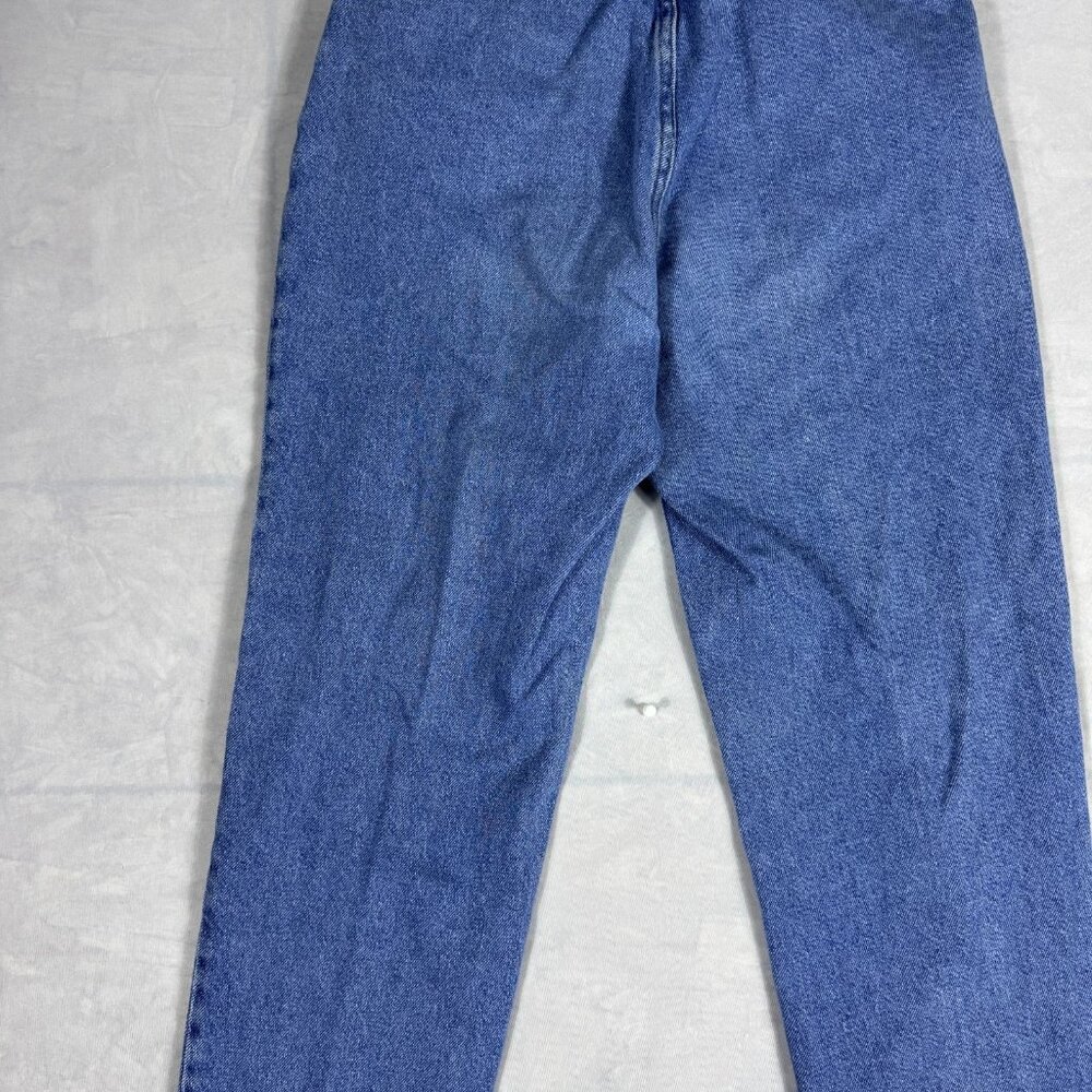 Lee Women's Mom Jeans Blue Denim Elastic Waist High Waisted 5-Pocket 6 Medium‎ - Picture 5 of 16